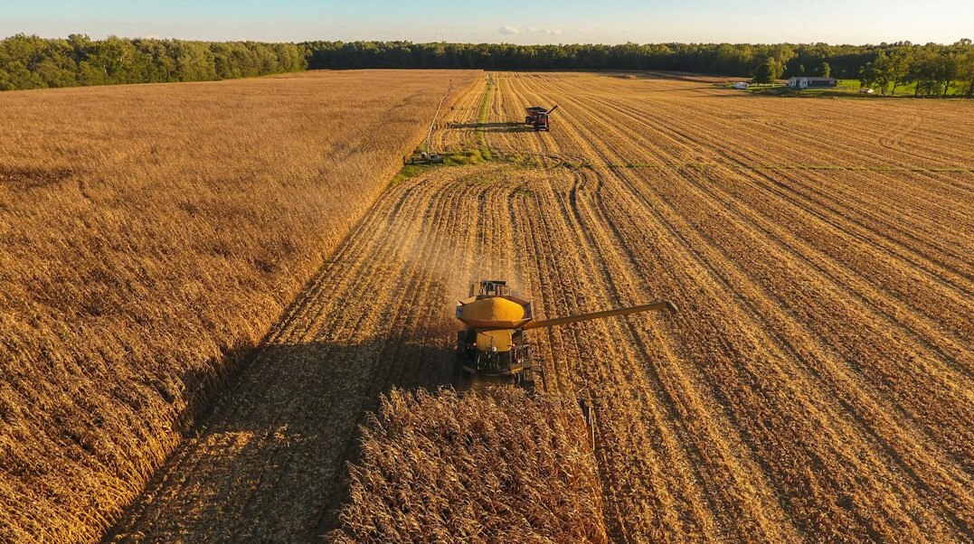 farmer using drone technology