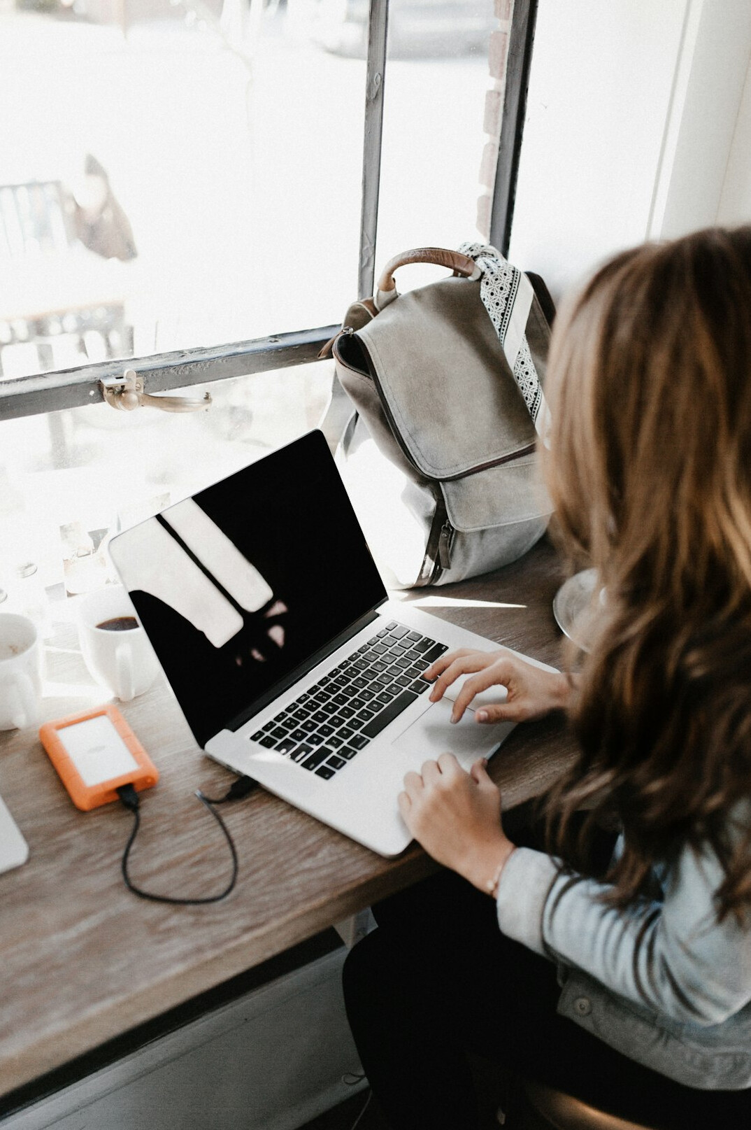 person learning digital skills